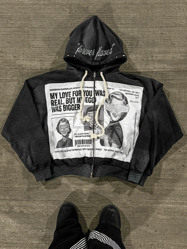 EMMIOL Sudaderas de estilo callejero americano Y2K