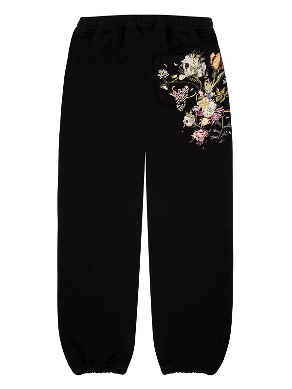 EMMIOL Peach Blossom Embroidery Sweatpants