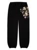 EMMIOL Peach Blossom Embroidery Sweatpants