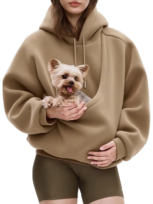 EMMIOL Bolsa para mascotas con sudaderas holgadas