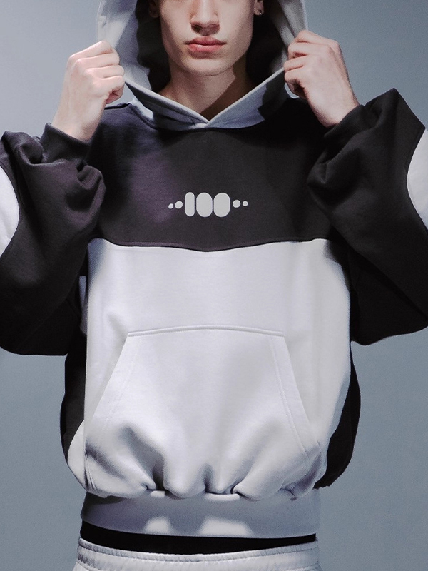 EMMIOL Sudaderas de marca de ropa urbana con bloques de color