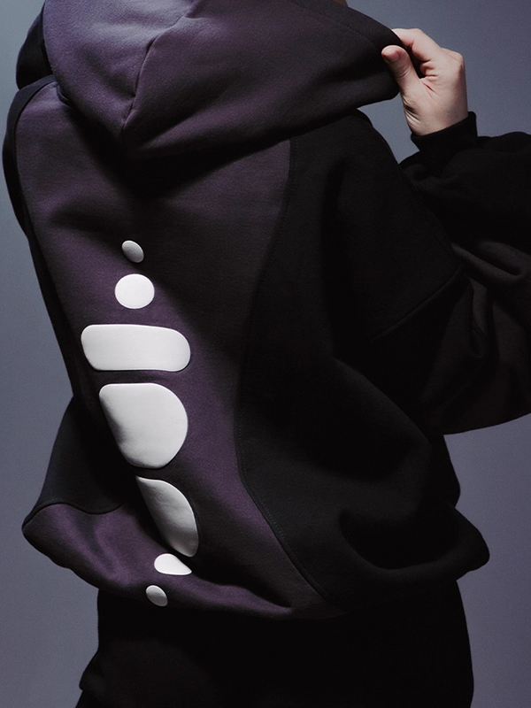 EMMIOL Sudaderas de marca de ropa urbana con bloques de color