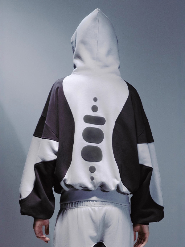 EMMIOL Sudaderas de marca de ropa urbana con bloques de color