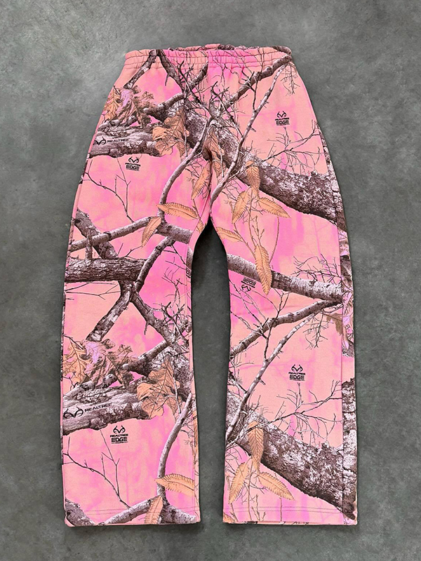 EMMIOL Retro-Jogginghose mit Dead Branches-Motiv