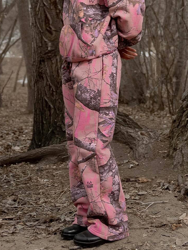 EMMIOL Retro-Jogginghose mit Dead Branches-Motiv