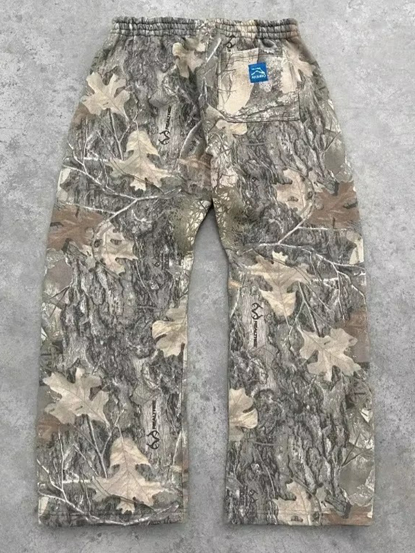 EMMIOL Retro-Jogginghose mit Dead Branches-Motiv