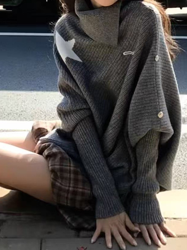 EMMIOL Star Cape Sweaters