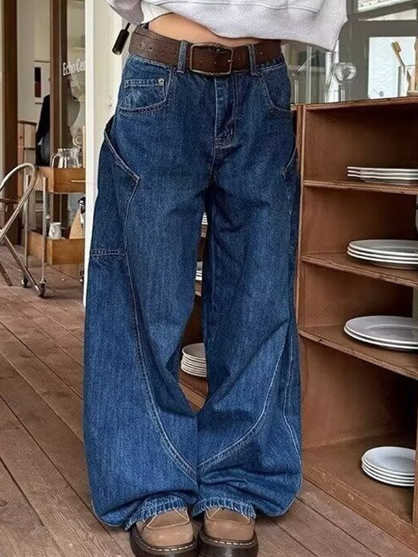 EMMIOL Vaqueros boyfriend con bolsillos grandes de High Street