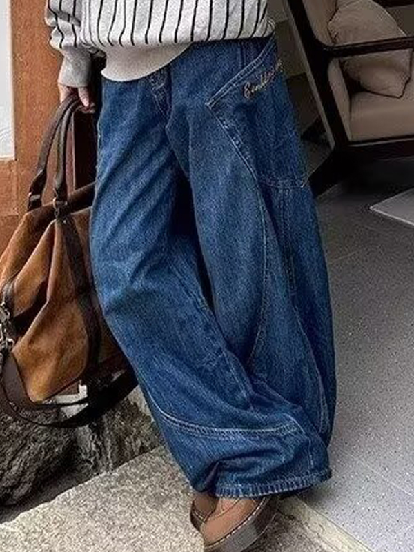 EMMIOL Vaqueros boyfriend con bolsillos grandes de High Street