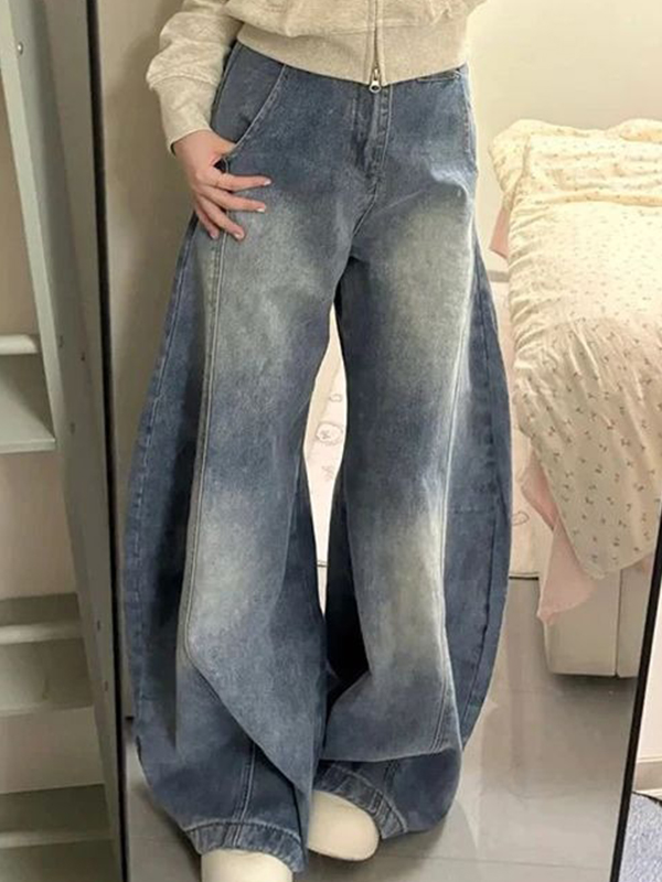 EMMIOL Vaqueros boyfriend blancos lavados retro