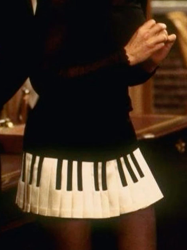 EMMIOL Piano Keyboard Mini Skirt