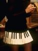 EMMIOL Piano Keyboard Mini Skirt