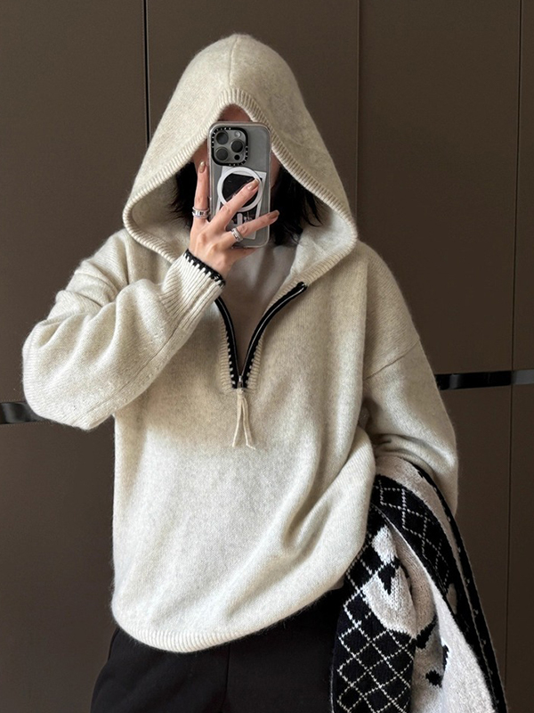 EMMIOL American Vintage Knit Sweatshirts