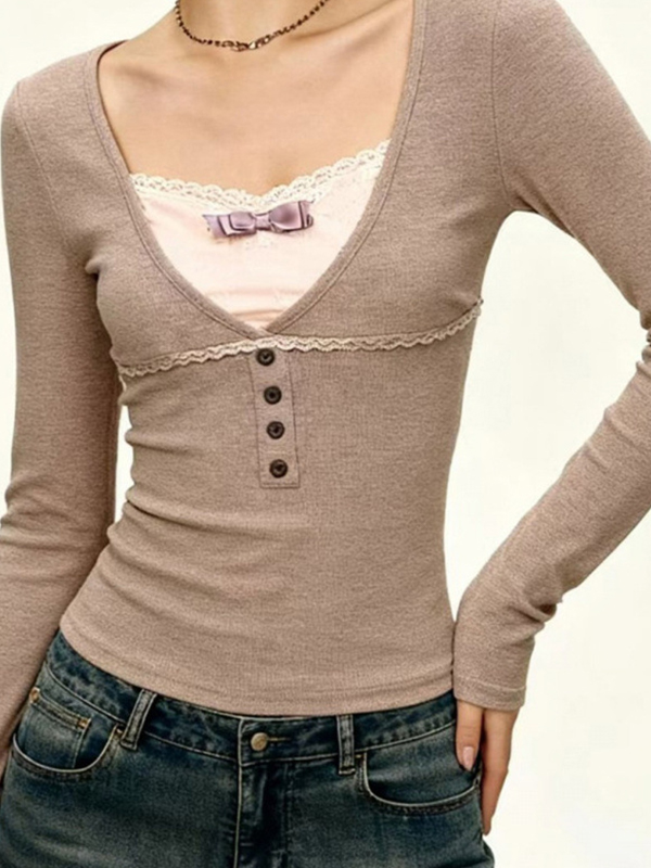 EMMIOL American Vintage Knit Long Sleeve