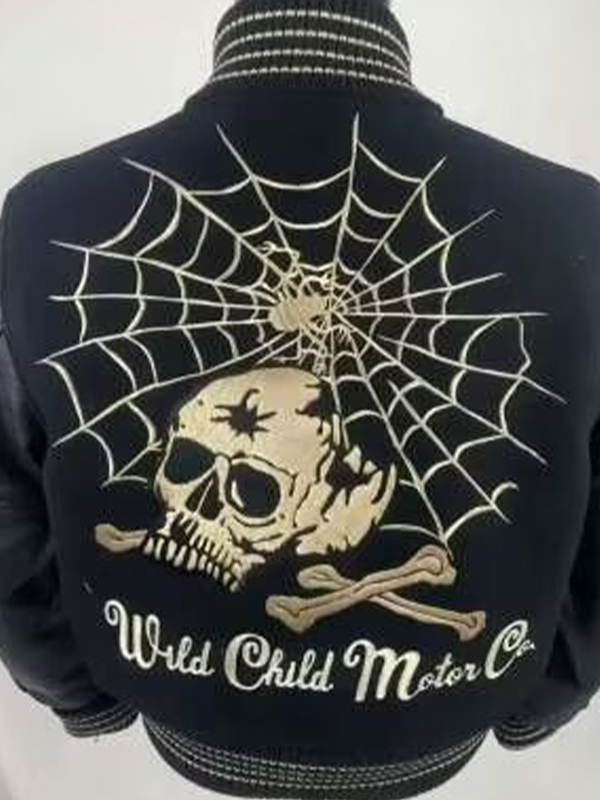 EMMIOL Embroidered Flight Jacket