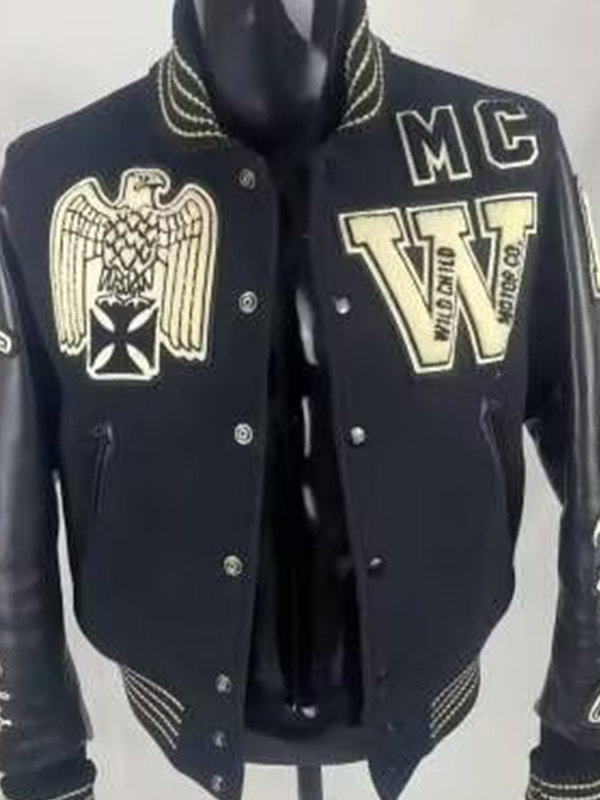 EMMIOL Embroidered Flight Jacket