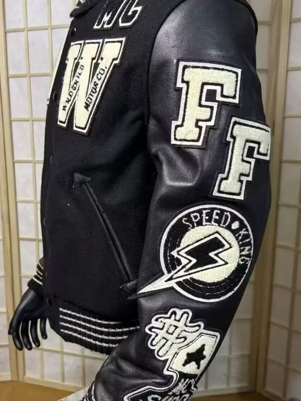 EMMIOL Embroidered Flight Jacket