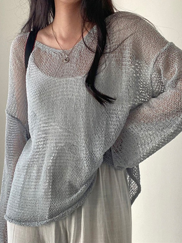 EMMIOL Loose And Casual Knitted Long Sleeve