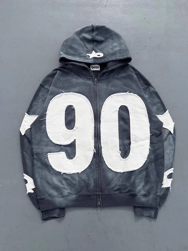 EMMIOL Sudadera con estampado urbano digital