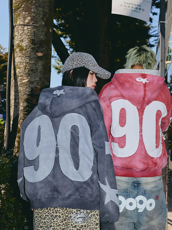 EMMIOL Sudadera con estampado urbano digital