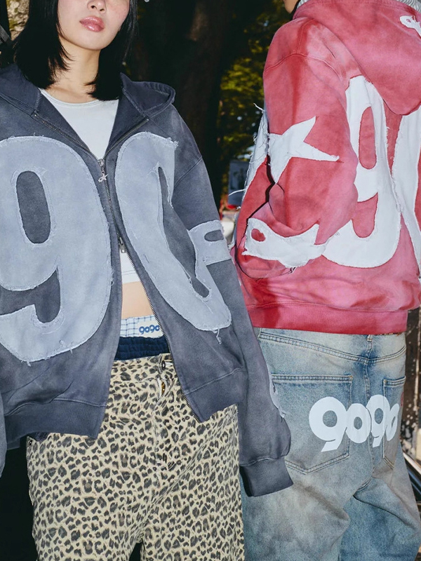 EMMIOL Sudadera con estampado urbano digital