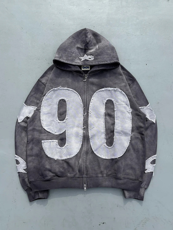 EMMIOL Sudadera con estampado urbano digital