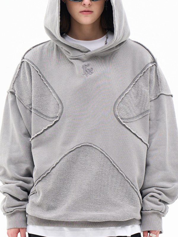 EMMIOL Una sudadera con capucha con diseño anti-coches único