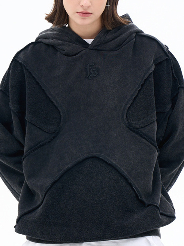 EMMIOL Una sudadera con capucha con diseño anti-coches único