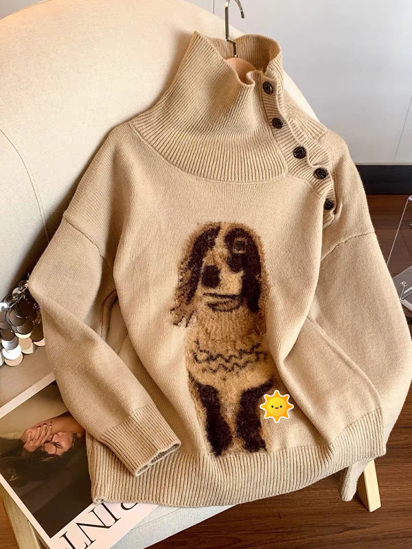 EMMIOL Maglione con colletto per cucciolo