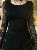 EMMIOL Lace-Trimmed Long Sleeve