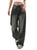 EMMIOL Women's Y2K Barrel Baggy Jeans