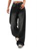 EMMIOL Women's Y2K Barrel Baggy Jeans