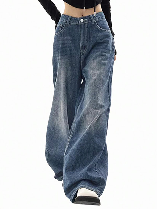 EMMIOL Women's Baggy Jeans High Waist Barrel Jeans