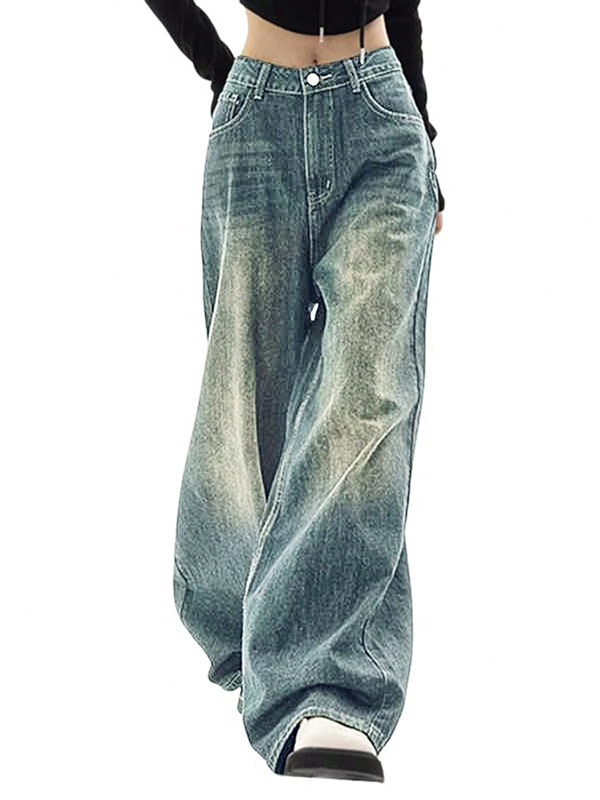 EMMIOL Women's Baggy Jeans High Waist Barrel Jeans