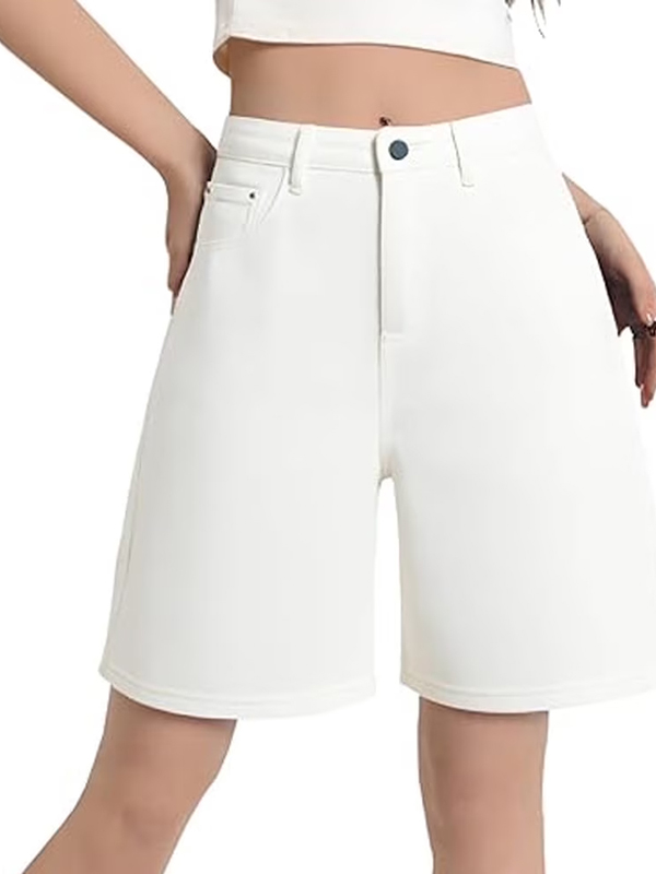 EMMIOL Shorts vaqueros holgados para mujer
