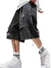 EMMIOL Herren-Jeansshorts im Y2K-Vintage-Stil