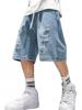 EMMIOL Herren-Jeansshorts im Y2K-Vintage-Stil