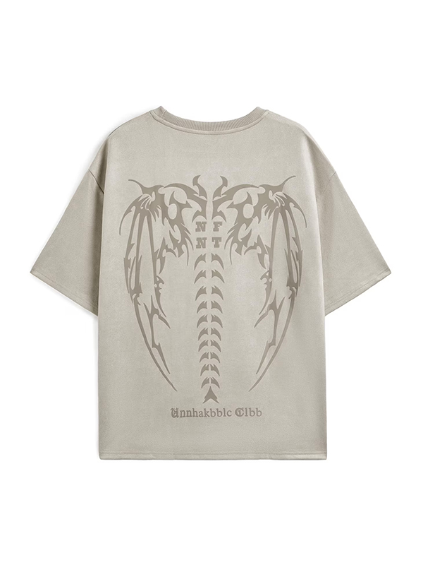 EMMIOL T-shirt da uomo larghe con grafica Y2K, girocollo oversize, pantaloncini