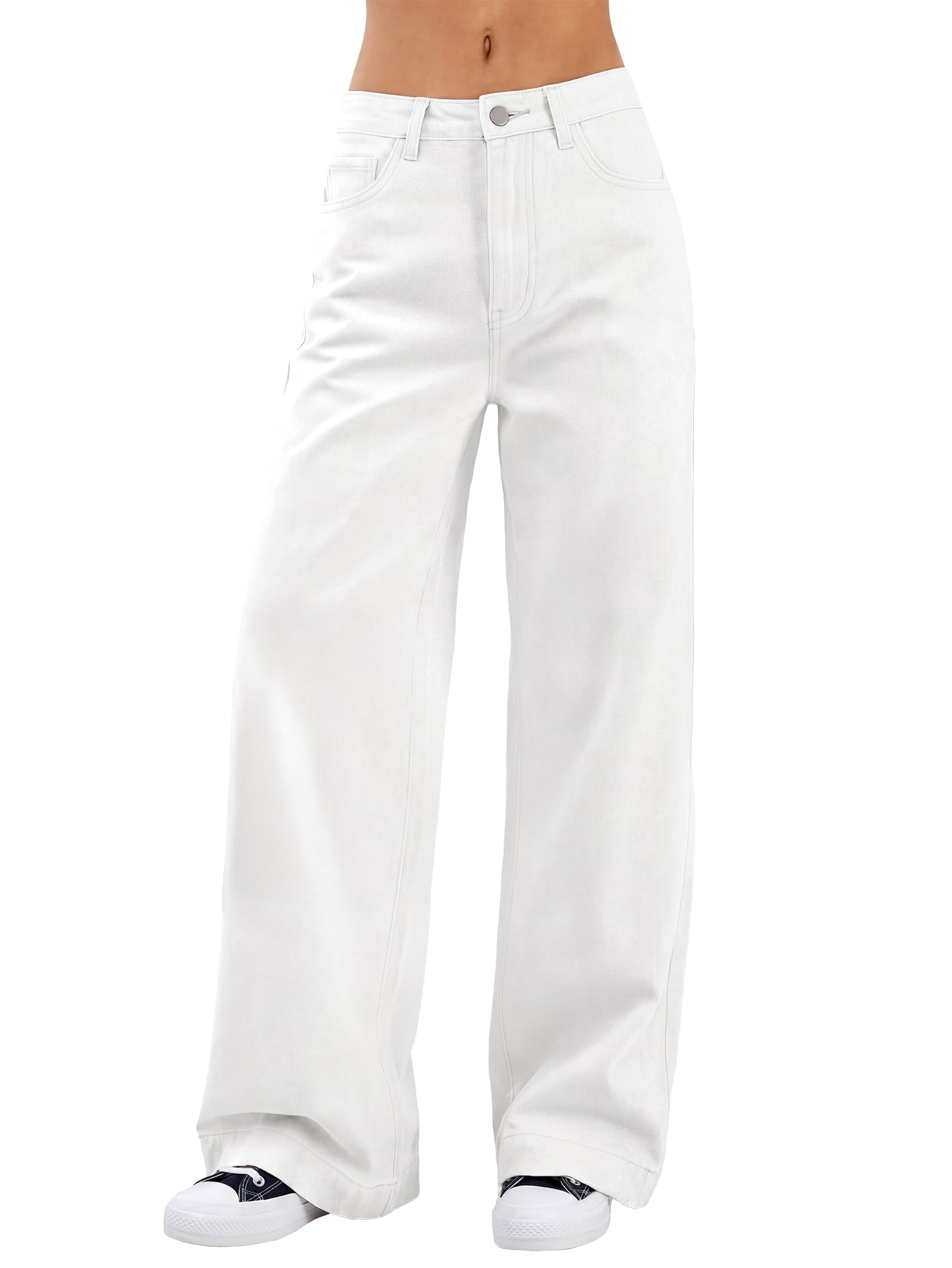 EMMIOL Women's Vintage Y2K Wide Leg Jeans