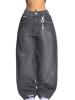 EMMIOL Women's Baggy Barrel Jeans Y2K Vintage Wide Leg Jeans