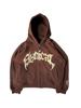 EMMIOL Balaclava Oversized Full Zip Hoodie With Built