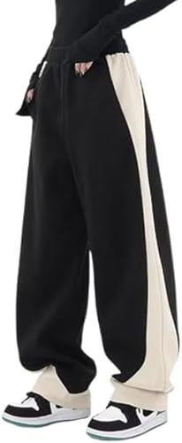 EMMIOL Pantaloni della tuta larghi stile Y2K da donna
