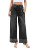 EMMIOL Jeans da donna a gamba dritta
