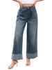 EMMIOL Jeans da donna a gamba dritta