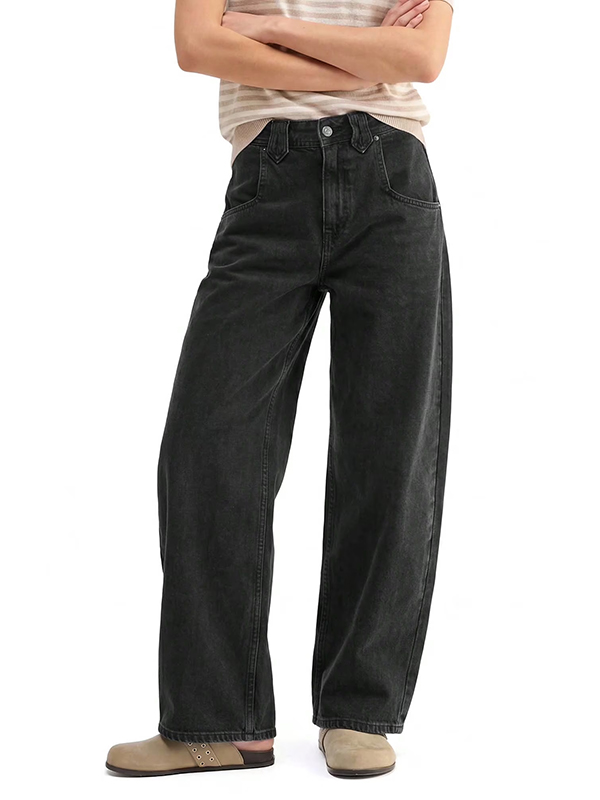 EMMIOL Baggy Straight Leg Jeans