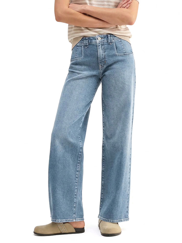 EMMIOL Baggy Straight Leg Jeans