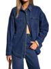 EMMIOL Camicie di jeans oversize da donna