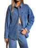 EMMIOL Camicie di jeans oversize da donna