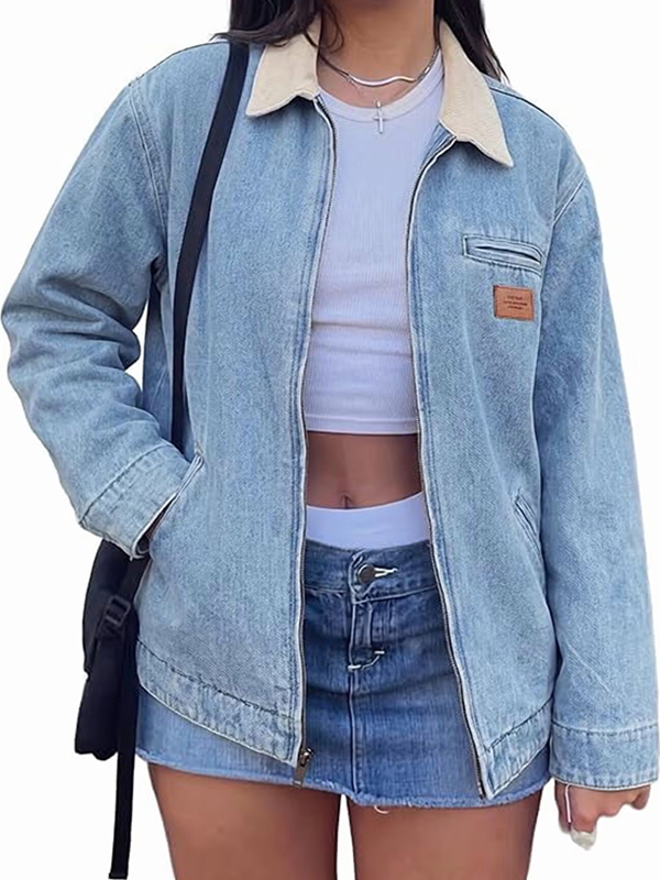EMMIOL Barn Jean Jacket for Women