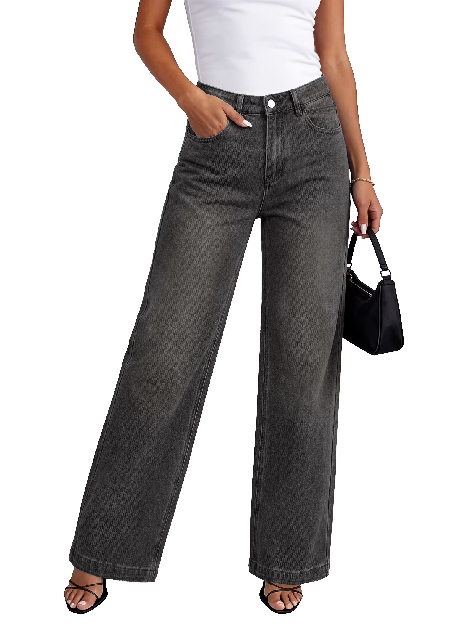 EMMIOL Baggy Jeans for Women Mid-Low Waist